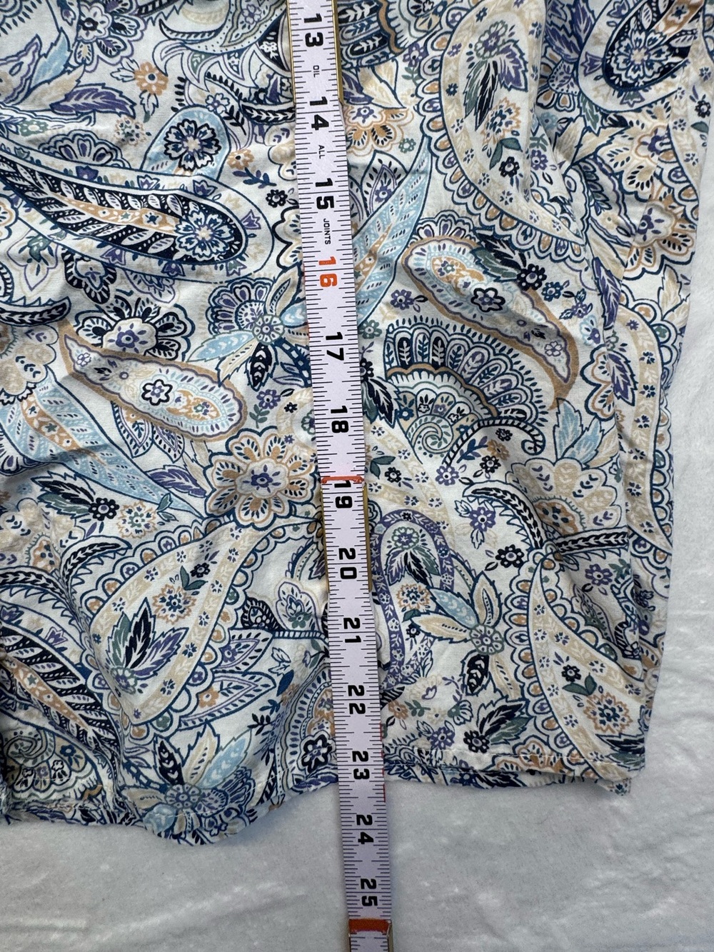 Studio Works Petite Paisley Wrinkle Free Button Up Shirt - Picture 3 of 8
